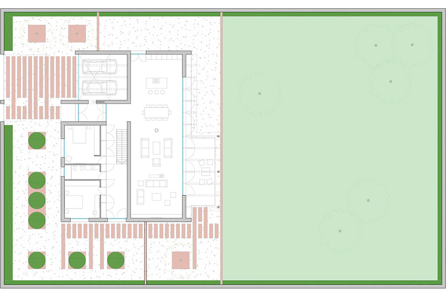 Casa Pétrea. Proyecto de vivienda Unifamiliar rústica y moderna en Soria.